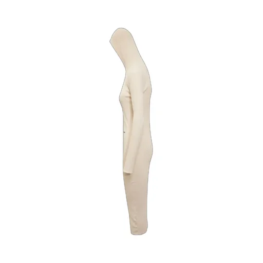 Long-Sleeved Ribbed-Knitted Hooded Midi Dress