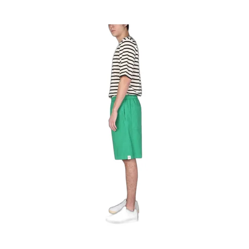 High Waist Knee-Length Shorts