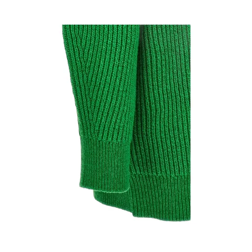 V-Neck Knitted Oversized Jumper