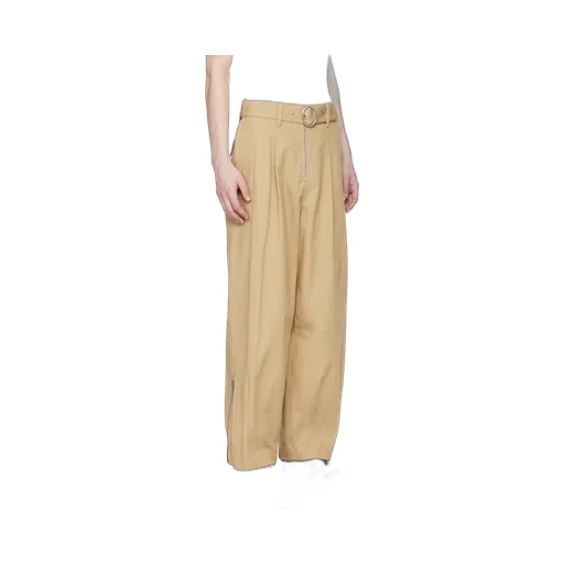 Belted Relaxed Fitting Trousers