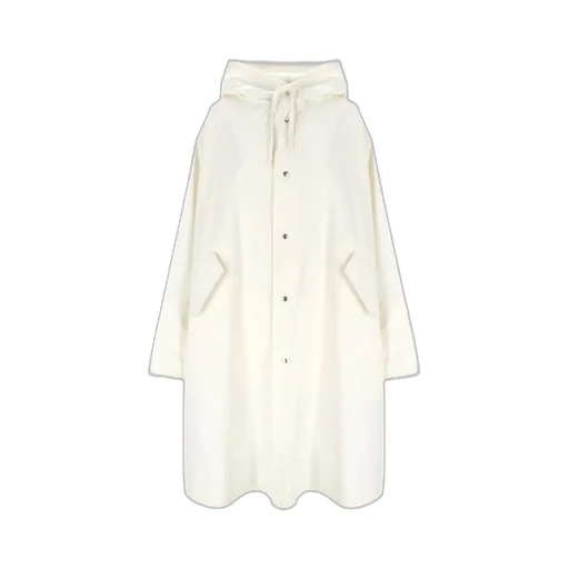 Logo Printed Drawstring Coat