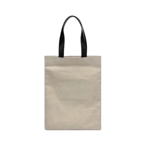 Logo Detailed Rectangular Tote Bag