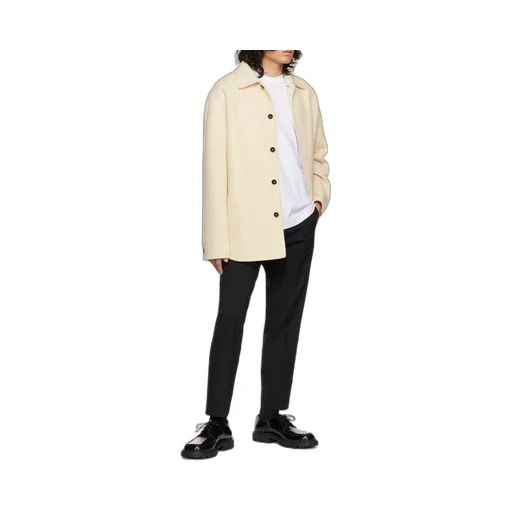 Long-Sleeved Buttoned Overshirt