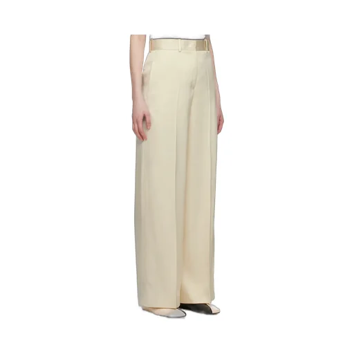 High-Waisted Wide-Leg Trousers