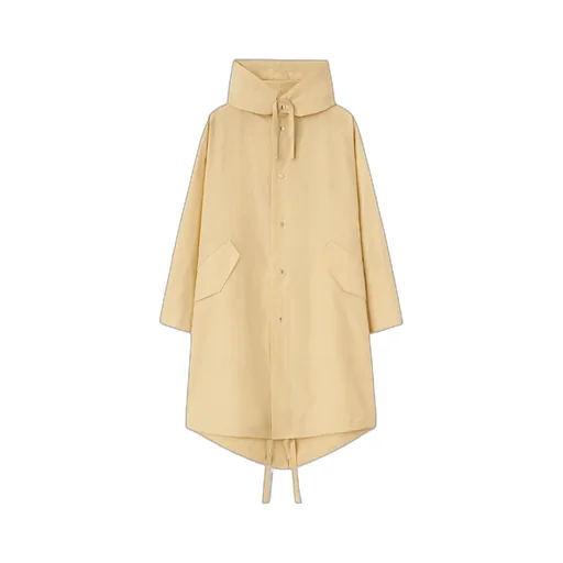 Logo Printed Hooded Parka