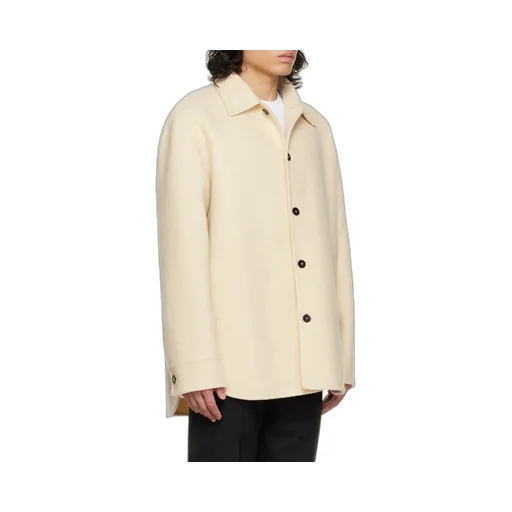 Long-Sleeved Buttoned Overshirt