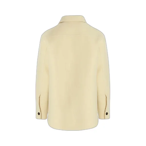 Long-Sleeved Buttoned Overshirt