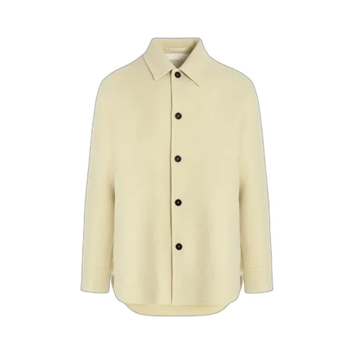 Long-Sleeved Buttoned Overshirt