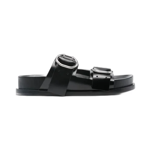 Buckled Leather Sandals