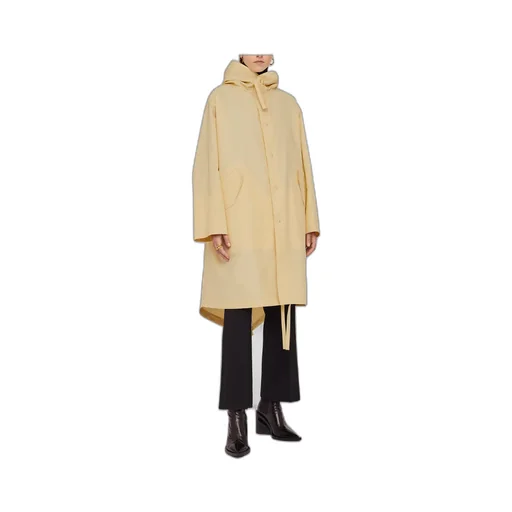 Logo Printed Hooded Parka