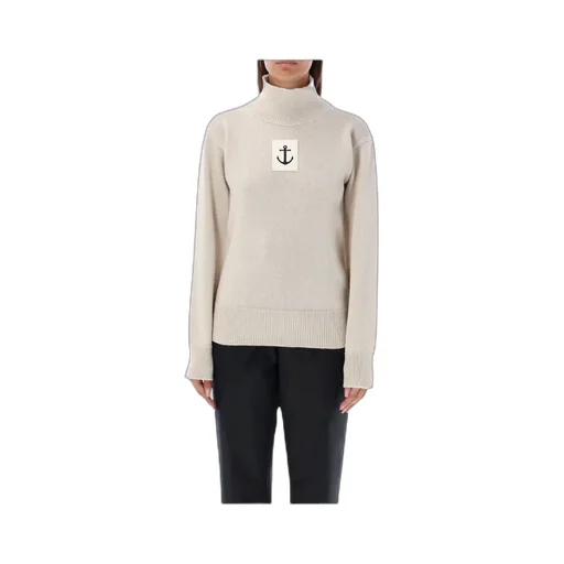 High-Neck Knitted Jumper