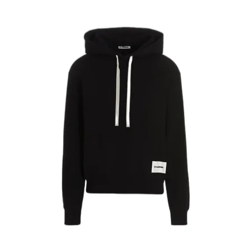 Logo Patch Long-Sleeved Hoodie