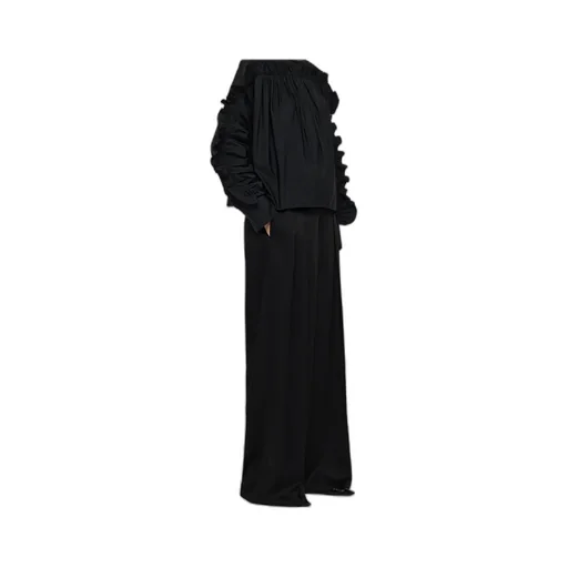 High Waist Tailored Trousers