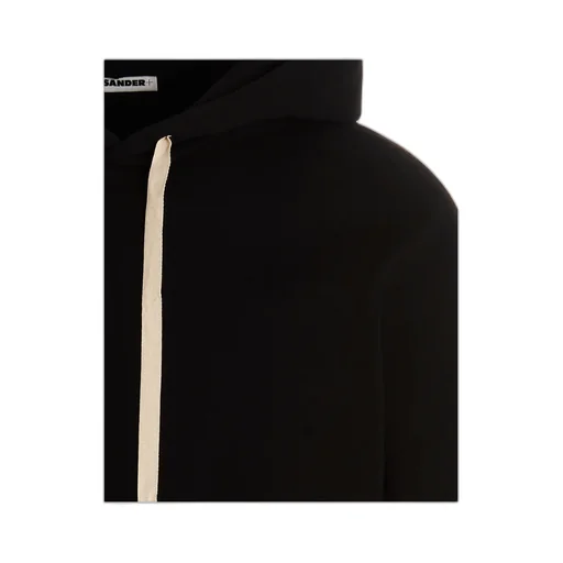 Logo Patch Long-Sleeved Hoodie