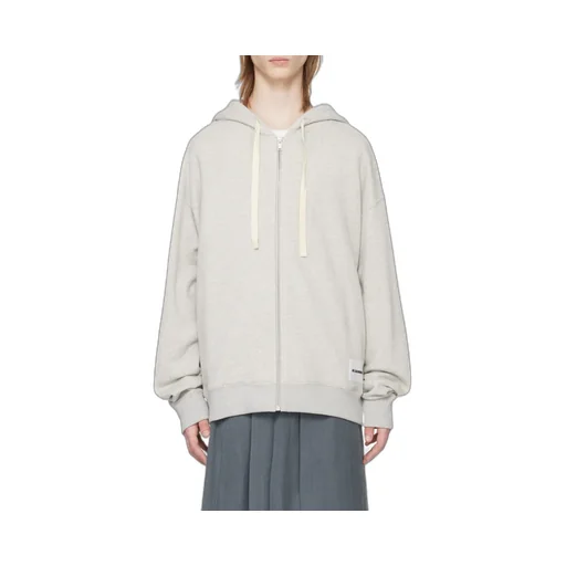 Zipped Drawstring Hoodie