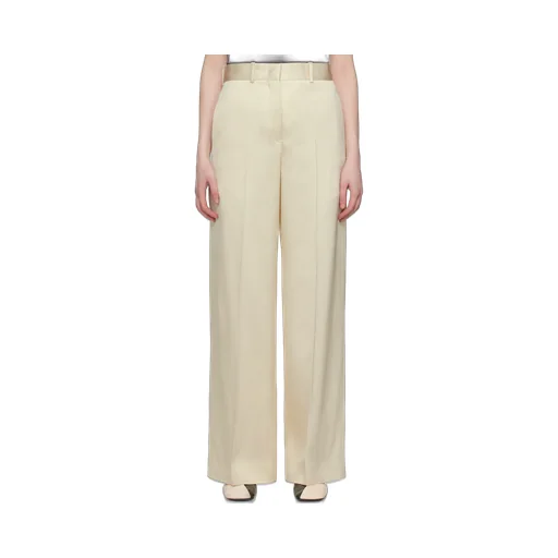 High-Waisted Wide-Leg Trousers