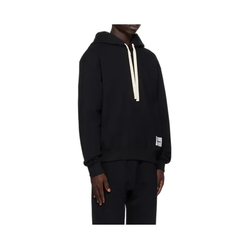 Logo Patch Long-Sleeved Hoodie
