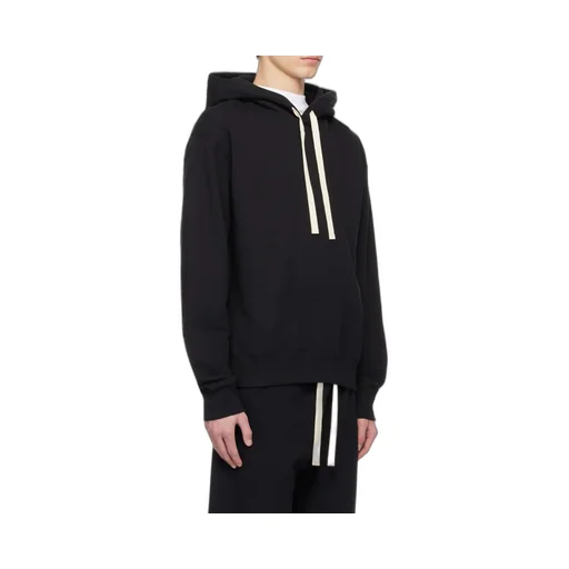 Logo Patch Long-Sleeved Hoodie