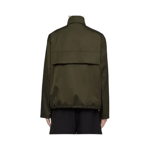 Funnel-Neck Zipped Jacket
