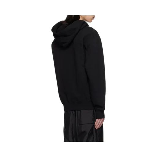 Logo Patch Long-Sleeved Hoodie