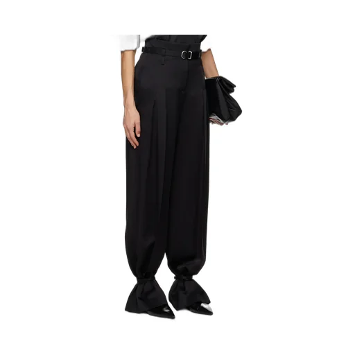 High Waist Tailored Trousers