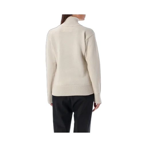 High-Neck Knitted Jumper