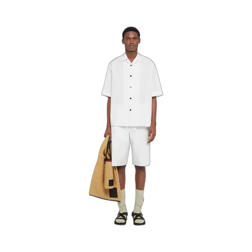 Short-Sleeved Buttoned Shirt