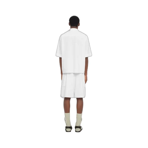 Short-Sleeved Buttoned Shirt