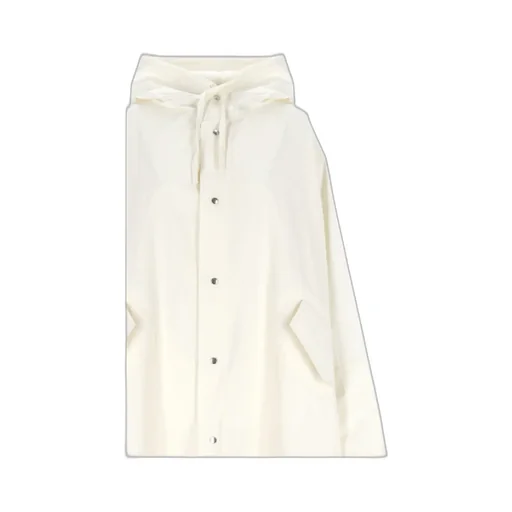 Logo Printed Drawstring Coat