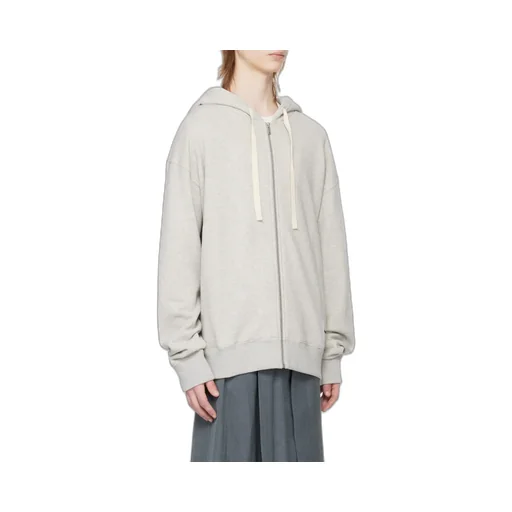 Zipped Drawstring Hoodie