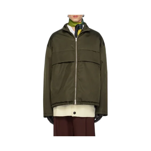 Funnel-Neck Zipped Jacket