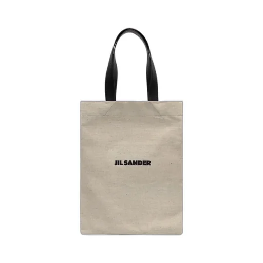 Logo Detailed Rectangular Tote Bag