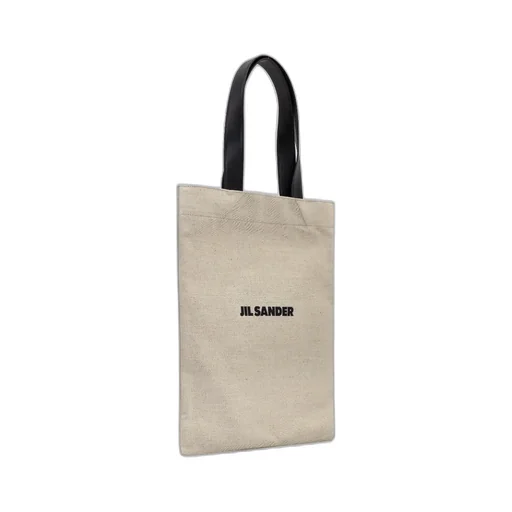 Logo Detailed Rectangular Tote Bag