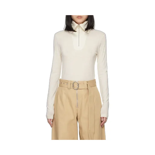 Roll-Neck Knitted Top