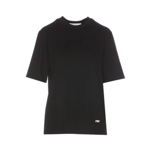 Logo Plaque Crewneck T-Shirt
