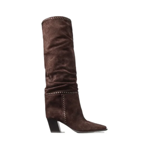 Chunky-Heeled Boots