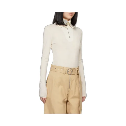 Roll-Neck Knitted Top
