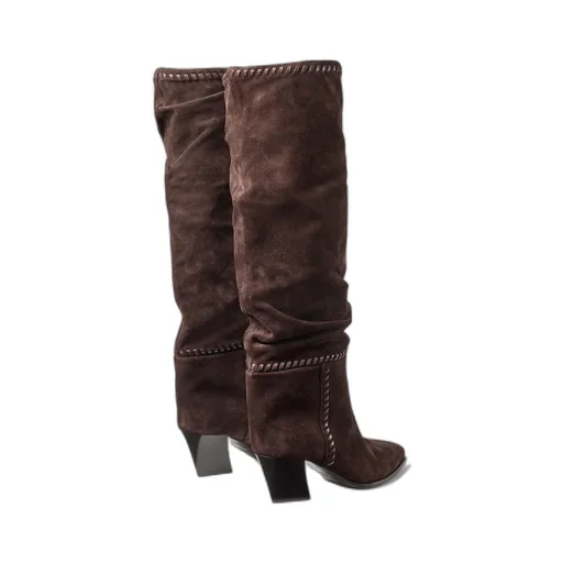 Chunky-Heeled Boots