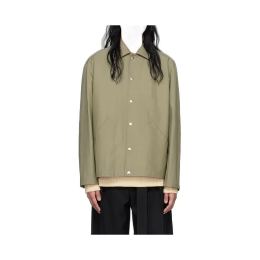 Logo Printed Long-Sleeved Jacket