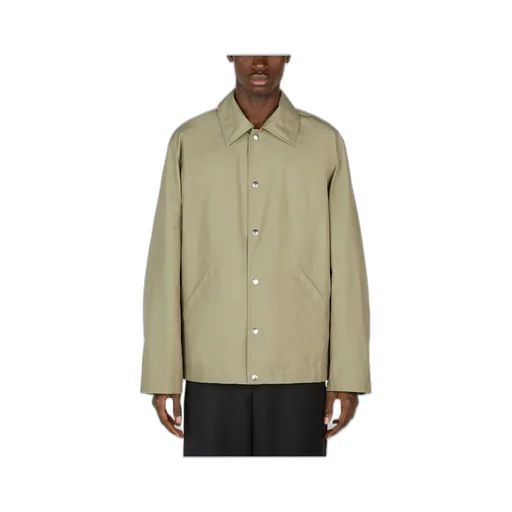 Logo Printed Long-Sleeved Jacket