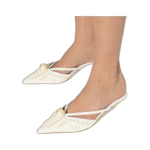 Sana Embellished Criss-Cross Strap Mules