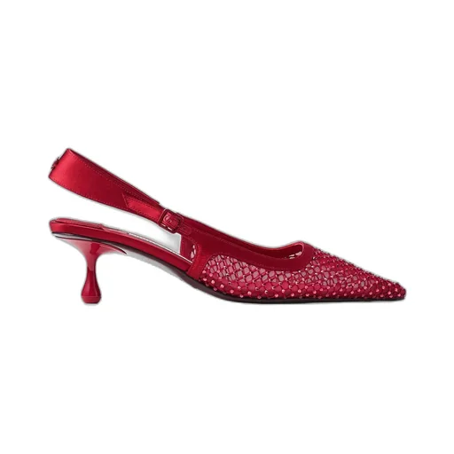Slingback High-Heeled Sandals