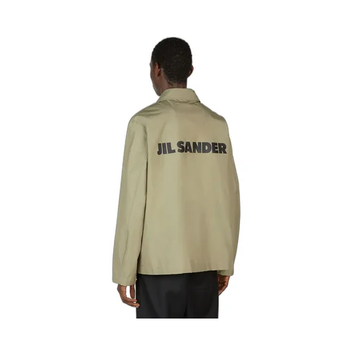Logo Printed Long-Sleeved Jacket