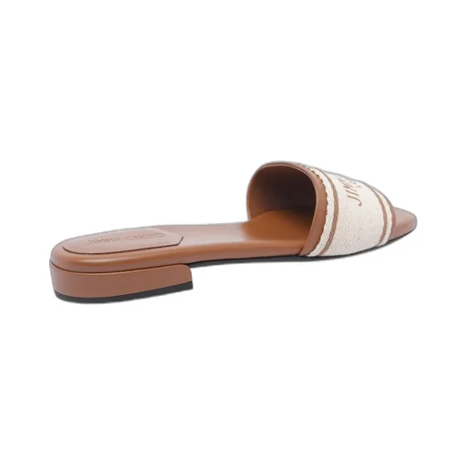 Joa Logo Printed Flat Sandals