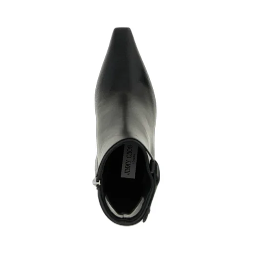 Camie Knotted-Strap Leather Ankle Boots