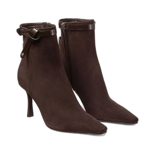 Camie 85Mm Suede Ankle Boots