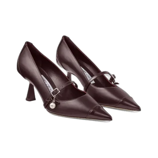 65Mm Aren Pearl-Embellished Pointed-Toe Pumps