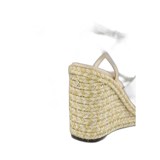 Square Toe Wedge Sandals