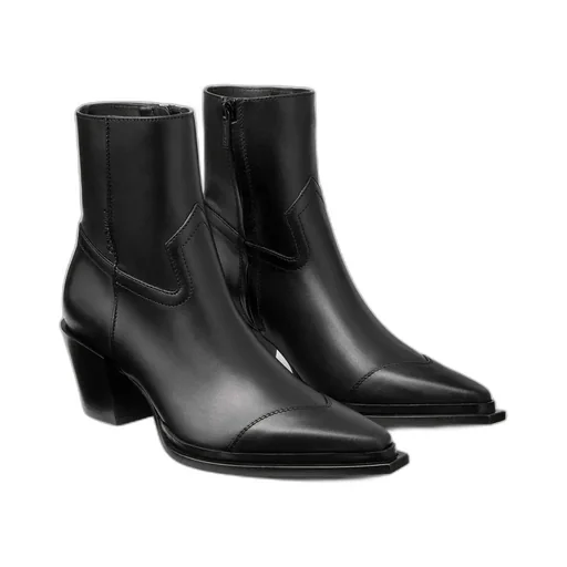Zipper Ankle Boots