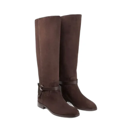 Logo Thigh-High Boots